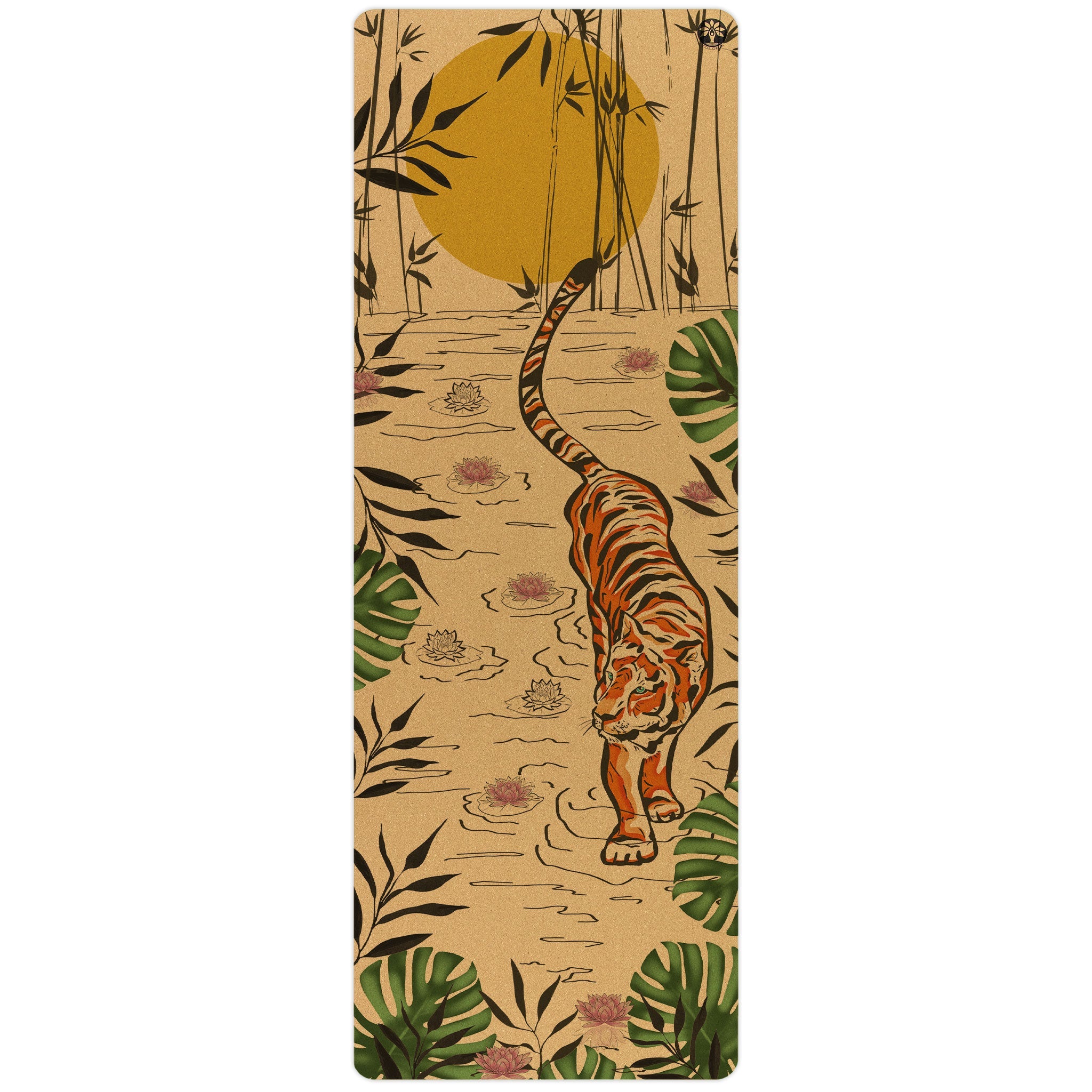 tiger lotus cork mat